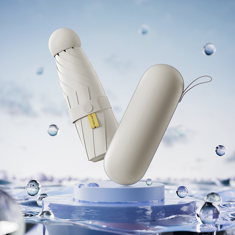 ミニポケットカプセル傘女性用 70% off 層傘日傘プロの日焼け止め UV 保護日傘