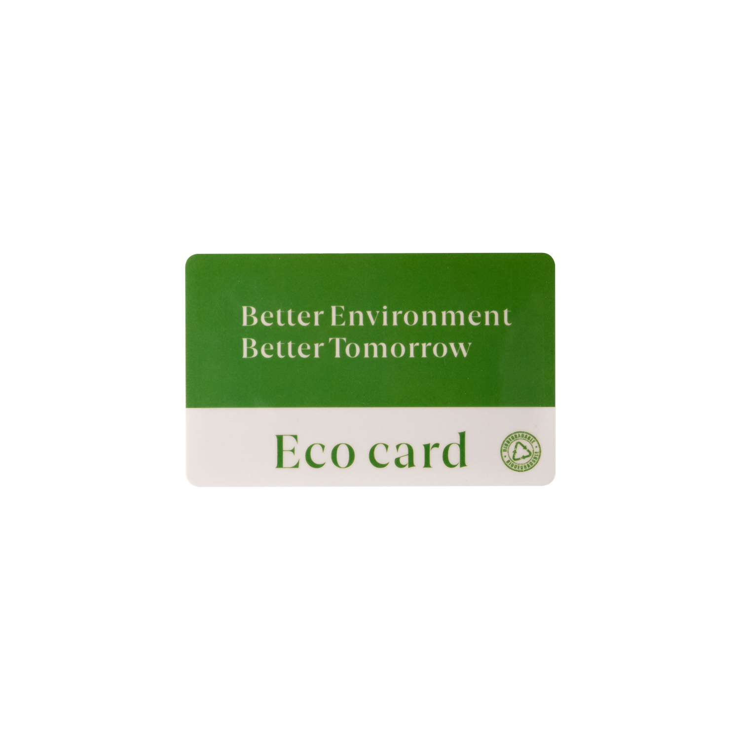 新型环保PVC贵宾卡BIO CARD酒店会员卡充值卡 ECO CARD厂家新品