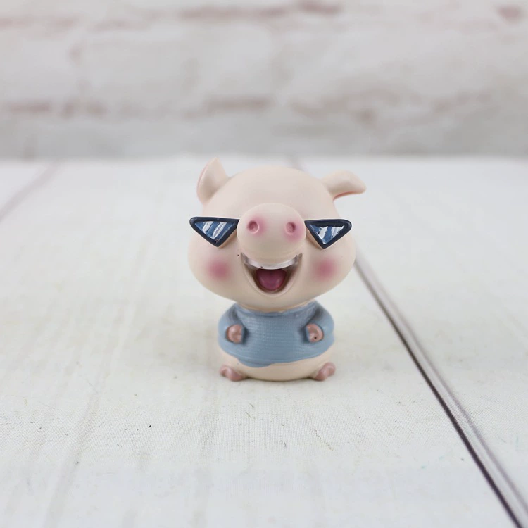Cartoon creative minifigure, table sophisticated resin decor