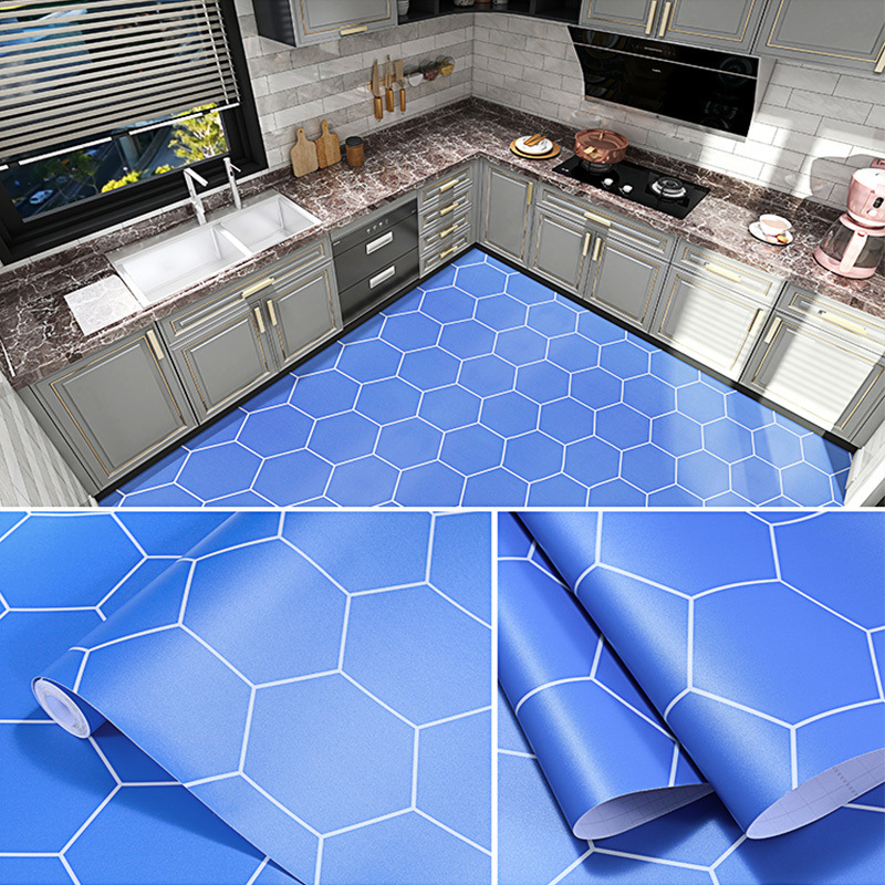 Pegatinas gruesas para el suelo del baño, pegatinas para el baño, la cocina y el dormitorio, pegatinas autoadhesivas para el suelo del inodoro, venta al por mayor de fábrica image 7