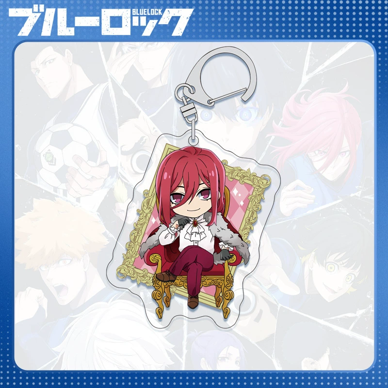 Acrylic Keychain (Blue Lock) Blue Prison Key Bin, double-sided 6 cm, D-system compatible