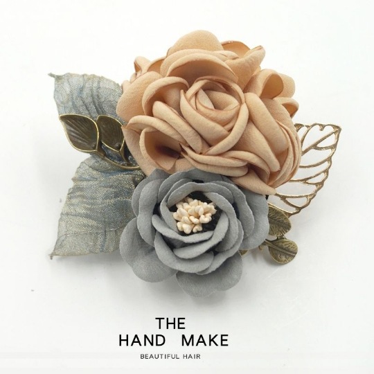 Corea del Sur tela flor broche ramillete profesional chal hebilla suéter abrigo temperamento pin accesorios al por mayor