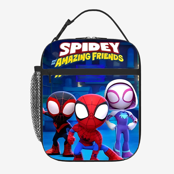 Minecraft Bolso de comida para estudiantes de primaria Minecraft Bolso de hombro portátil para niños Caja de aislamiento Bolsa de almuerzo portátil de campo