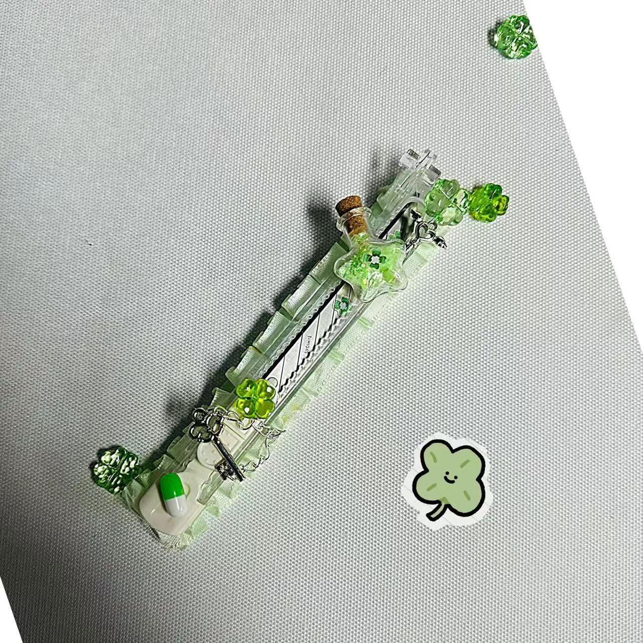 四叶草之运 手作美工刀高颜值成品雕刻刀ins风开箱拍摄道具手作刀