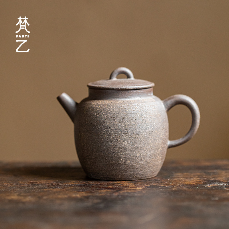 Fanyi Raw Mineral Unglazed Stoneware Teapot Kung Fu Tea Set Handmade Teapot Household Ceramic Personal Small Pot Fanyi Raw Mineral Unglazed Stoneware Teapot Kung Fu Tea Set Handmade Teapot Household Ceramic Personal Small Pot