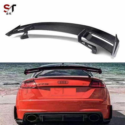 Suitable for Audi Tt R8 Carbon Fiber Rear Wing Bmw Mercedes-Benz Toyota Sedan Universal Spoiler Fixed Wing