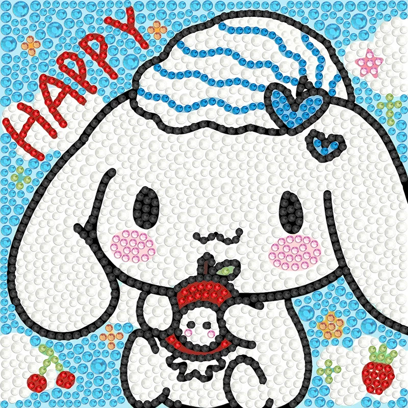 Набор для алмазной вышивки (Sanrio) Пикачу в раме, 17×17 см, комплект для полного стежка DIY