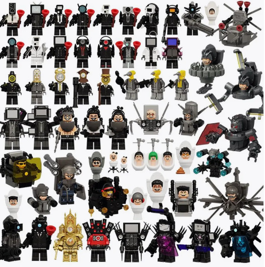 外国貿易専用kdl 821 kdl 822 kdl 823 kdl 826便器人テレビ人積み木人玩具