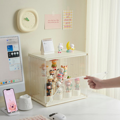 Blind Box Storage and Display Rack with Stackable Transparent Dustproof Magnetic Action Figure Display Box Pop Mart Blind Box Storage Box
