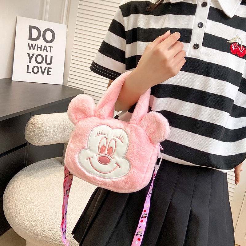 Bolso de Peluche con Personaje de 8 Pulgadas