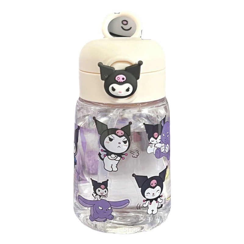 Yugui perro estilo simple de alta temperatura resistente a fugas de té taza portátil taza de agua taza de dibujos animados de alta apariencia taza de paja taza portátil