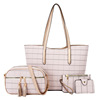 Fashionable set, one-shoulder bag, city style, 4 piece set