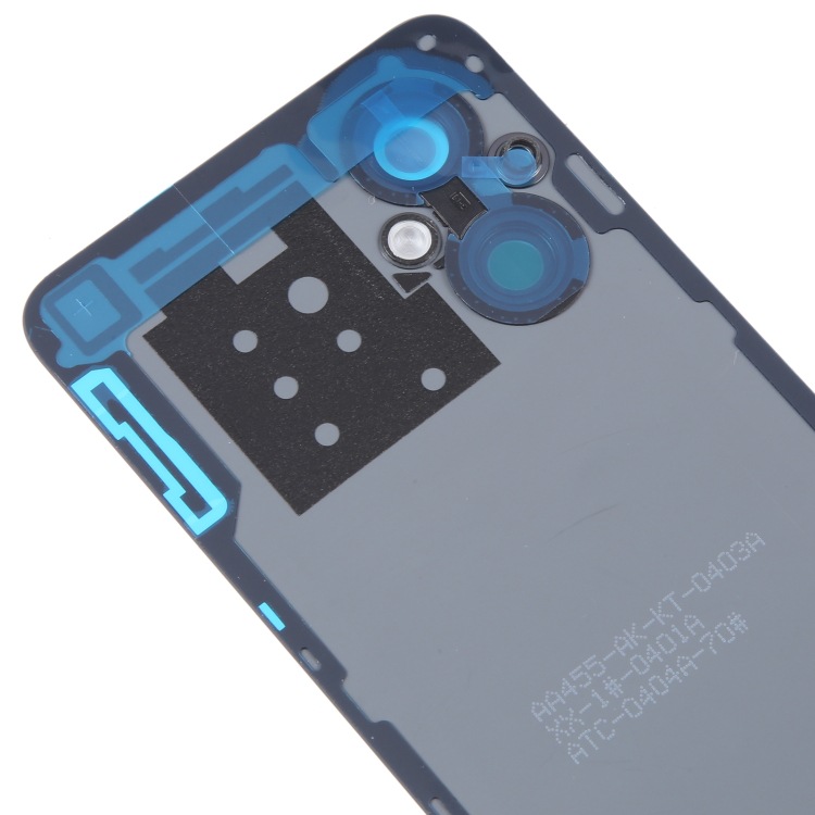 Aplicable para OnePlus Nord N20 Batería original cubierta trasera con anillo de foto (color: azul)