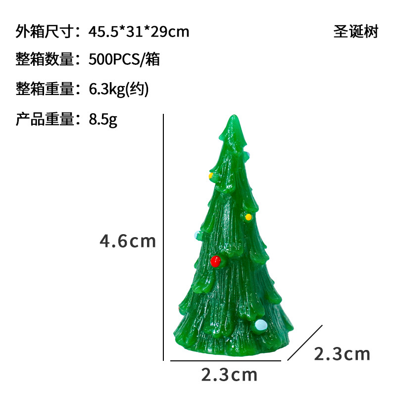 Nueva Navidad ancianos micro paisaje decoración muñeco de nieve decoración accesorios resina pequeños adornos acuario paisaje