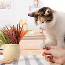 猫零食小肉干猫咪奖励零嘴鸡肉条牛肉条3味猫咪肉干300g包邮