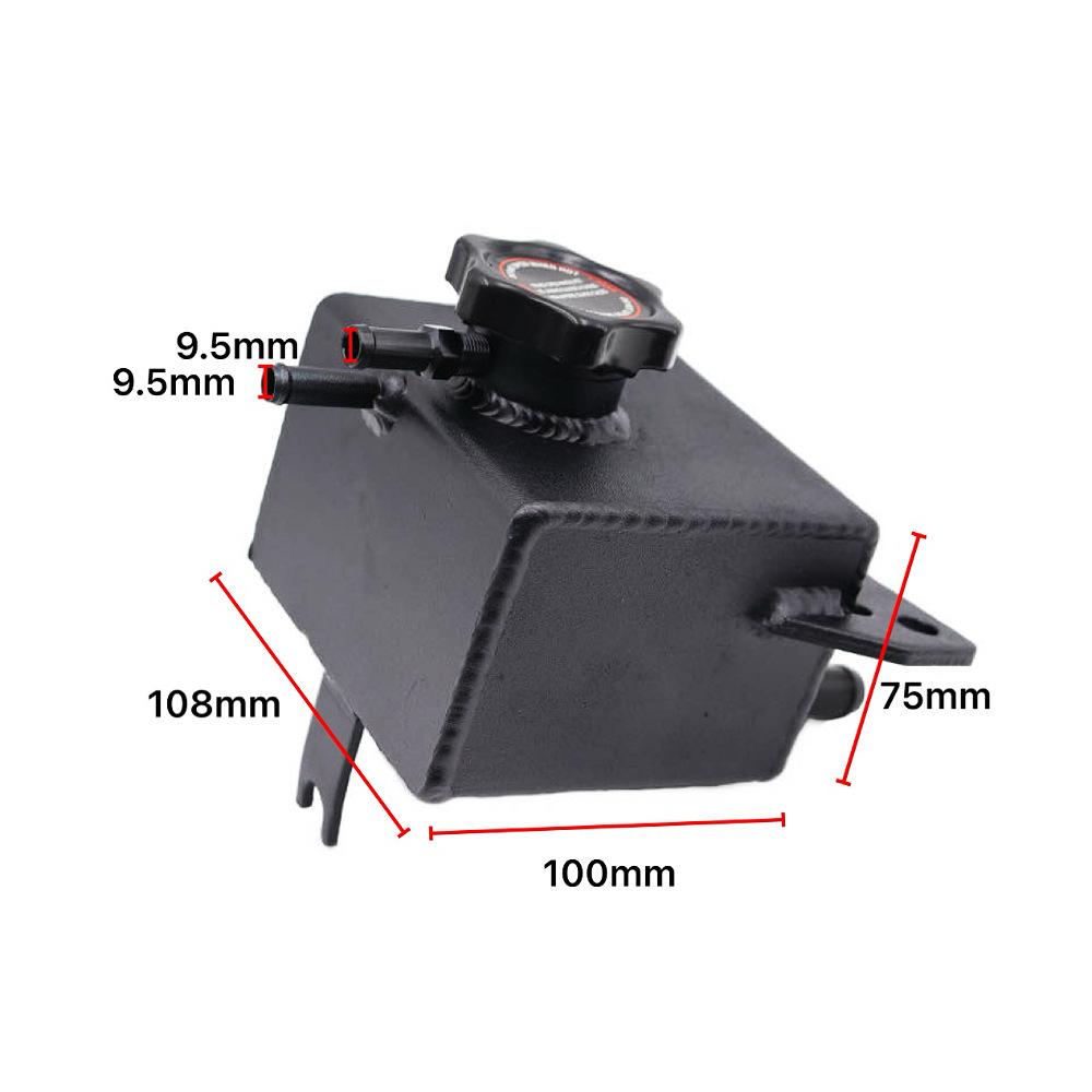 Cross-Border Car Modification Auxiliary Water Tank Oil Pot Suitable for Subaru Wrx02-07/Sti 04-16 Aluminum Alloy