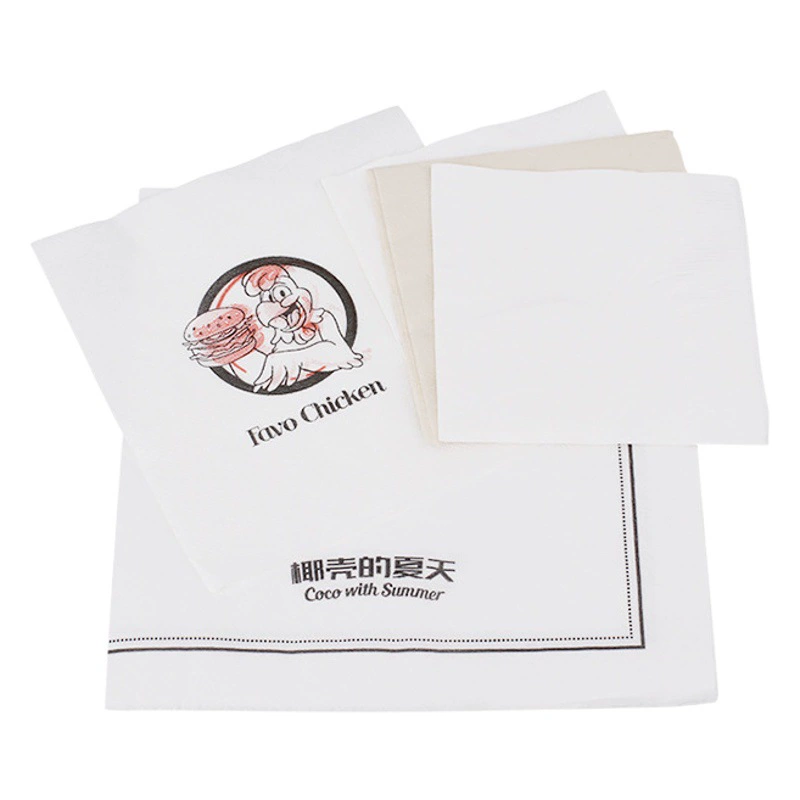 Бумажные салфетки с возможностью нанесения логотипов, специальные для ресторанов, оптом в коробках, семейная упаковка, из первичной древесной массы, для коммерческого использования, экономичная упаковка.