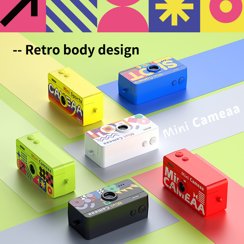 Cross-Border M9 Thumb-Sized Mini Camera for Students, Outdoor Sports Camera, Photo and Video Recording, Children's Pocket Camera