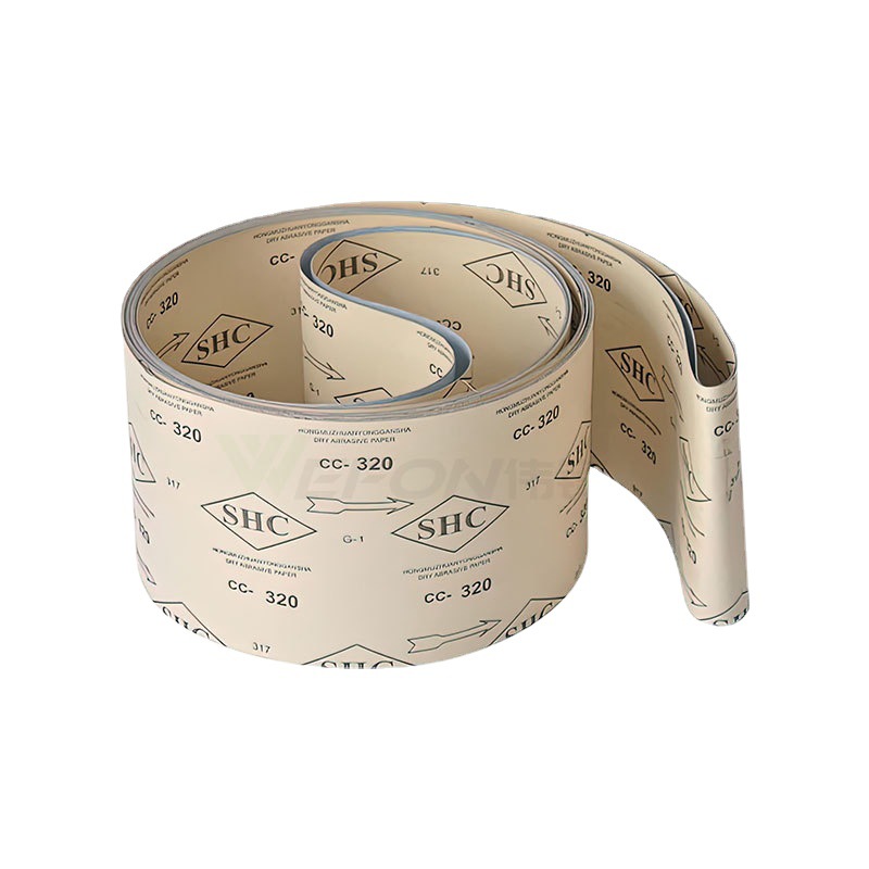 厂家批发SHC砂纸氧化铝白砂纸带 拉丝氧化铝砂纸带现货