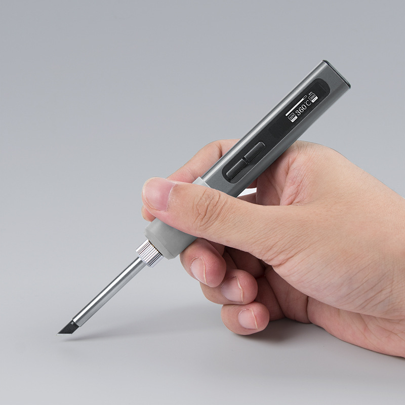 杜克EI1智能便携式电烙铁迷你电焊台65WQC/PD供电数显