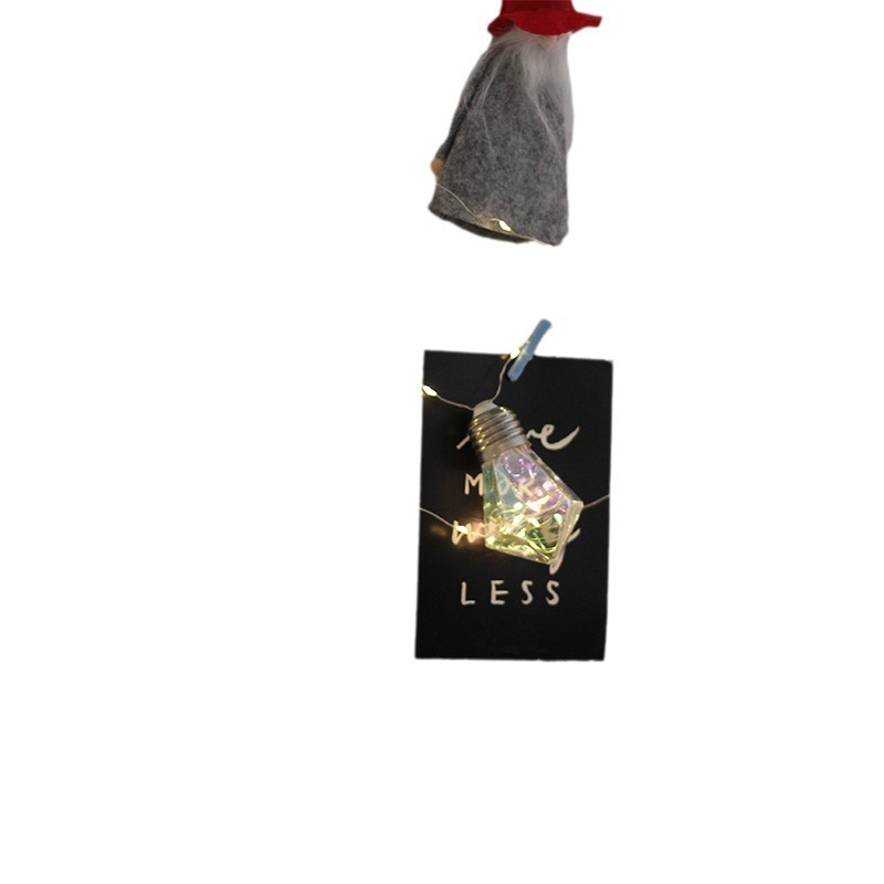 Directo de fábrica 100 luces 10 burbuja LED Cadena de luz de alambre de cobre de tipo diamante de iluminación árbol de Navidad bombilla decorativa