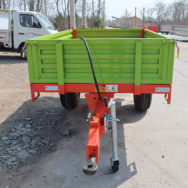 源头厂家 农用自卸拖车 2吨自卸拖车 欧式农用拖车 拖拉机拖斗
