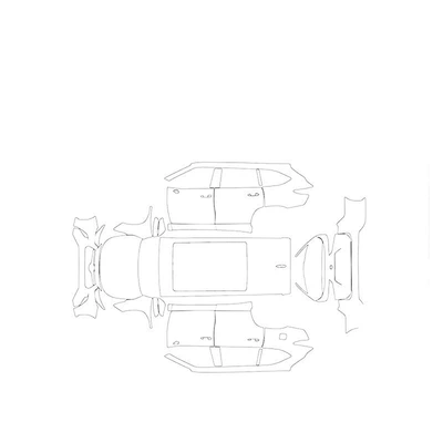 Car paint protective film: Highlander 20-22 TPU invisible