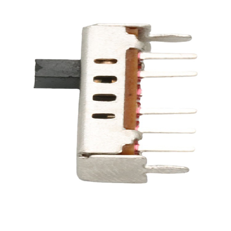 供应四档拨动开关正拨  小型4位滑动开关 立式4档滑动开关行程2mm