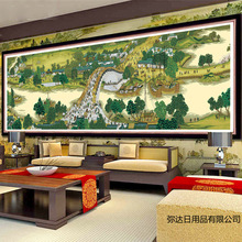 清明上河图十字绣2025新款全景满绣手工线绣客厅风景2米3米自己绣