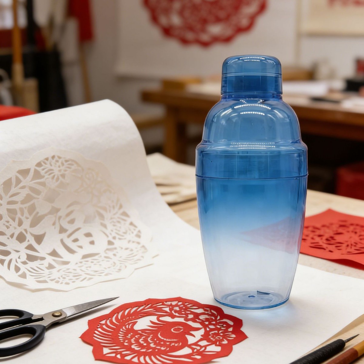 Ins-Style Snow-White Cup with Lemon Tea Shaker, Filter, and High Aesthetic Value for Home Use and Versatile for Stalls