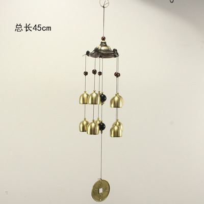 金属铃铛风铃挂饰品 宝塔帽招财进宝挂件 花园门装饰工艺礼品跨境|ms