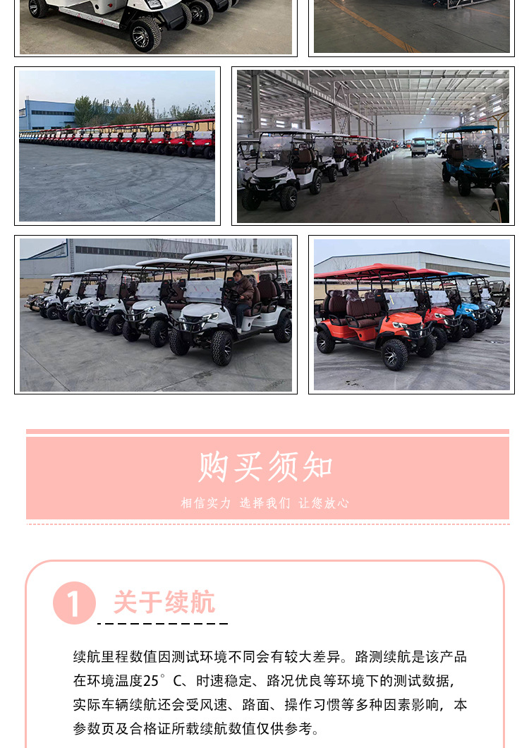 Foreign trade export 2 electric golf cart scenic spot tourism four-wheel sightseeing car real estate ferry car