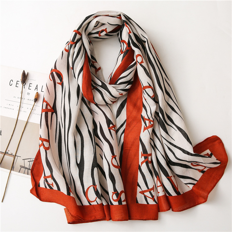 New Fashion Warm Striped Scarf display picture 12