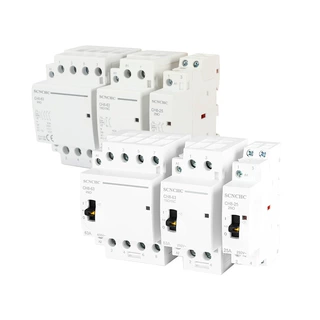 家用交流接触器220V 模数化接触器 家用小型接触器25A 63A 2P 4P