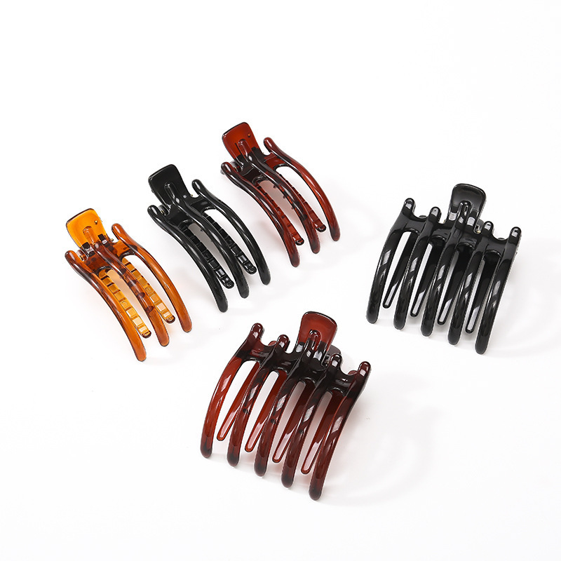 Cross-border Grab Clip Summer Hair Tool Five-tooth Hair Grab Black Claw Five-tooth Clip Hair Clip Clip Clip Grab Arch Clip Cross-border Grab Clip Summer Hair Tool Five-tooth Hair Grab Black Claw Five-tooth Clip Hair Clip Clip Clip Grab Arch Clip