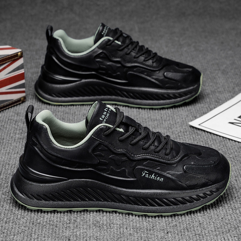 Zapatos de hombre invierno 2026 nuevos zapatos deportivos casuales de alta altura, zapatos de corrida de moda de hombre transpirables de hombre