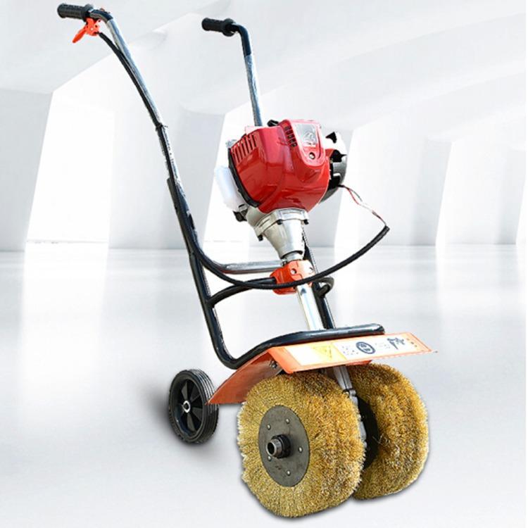 Máquina de desoxidamiento portátil, máquina de molienda manual eléctrica de doble propósito, depósito de seguridad para desoxidamiento rápido image 4