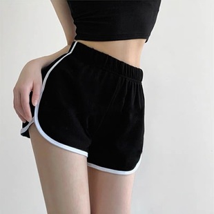 Southeast Asian Cross-Border Shorts Women's Summer Korean Style Trendy Student Loose Slimming Look Wide-Leg Straight Casual Three-Quarter Pants