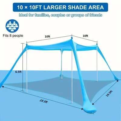 Avtomobil yan çətirləri – Tent Seaside Camping Awning