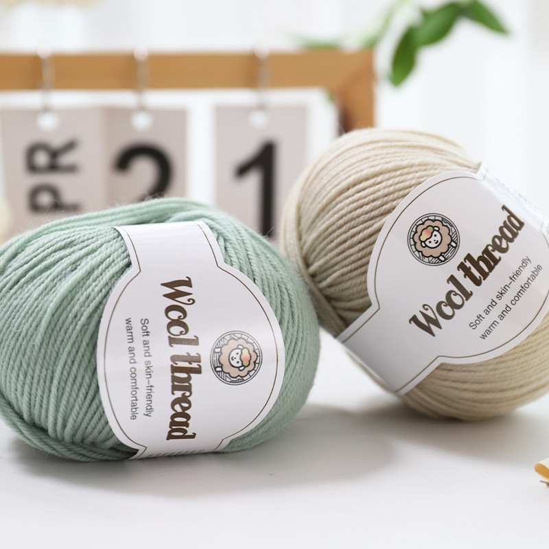 Cross-Border Exclusive Supply of 212 Wool Yarn, Medium-Thick Wool Blended Yarn, Handmade DIY Sweater Yarn Balls, Wholesale in Stock Cross-Border Exclusive Supply of 212 Wool Yarn, Medium-Thick Wool Blended Yarn, Handmade DIY Sweater Yarn Balls, Wholesale in Stock