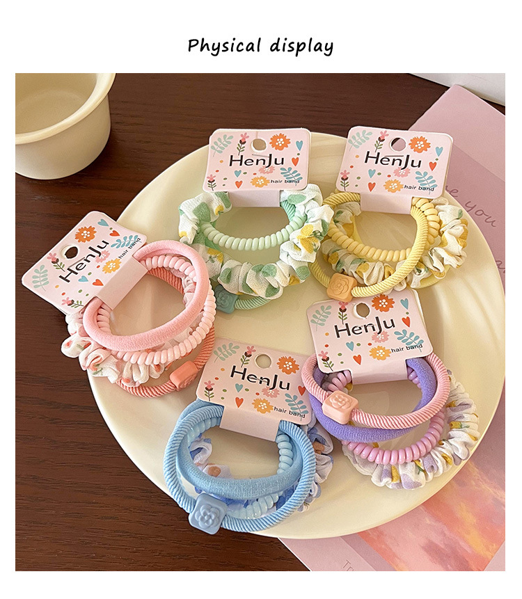 Einfacher Stil Klassischer Stil Frau Einfarbig Haargummi display picture 2