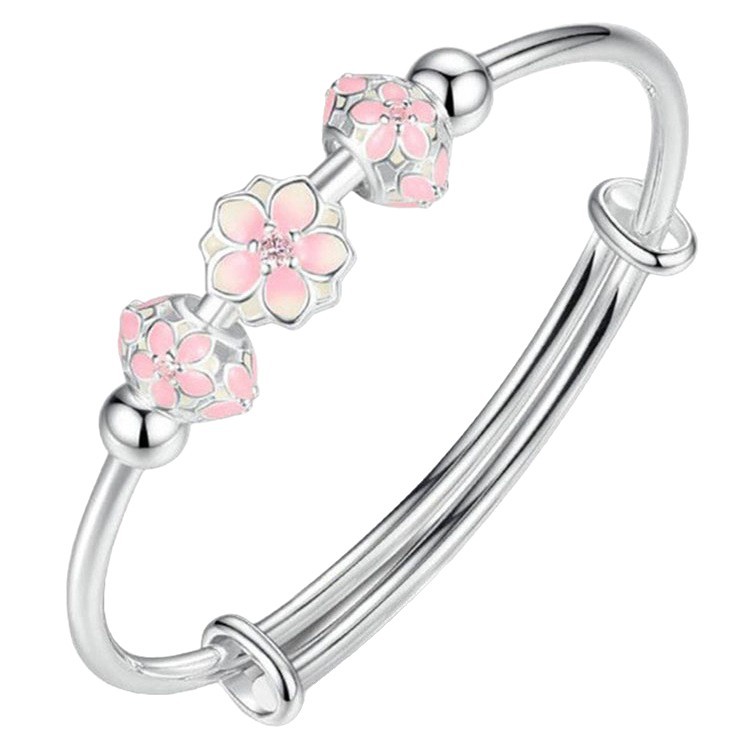 Kirschblüten Armband Aus Harz Süßes Modisches Damen Schmuckstück_voghion.com
