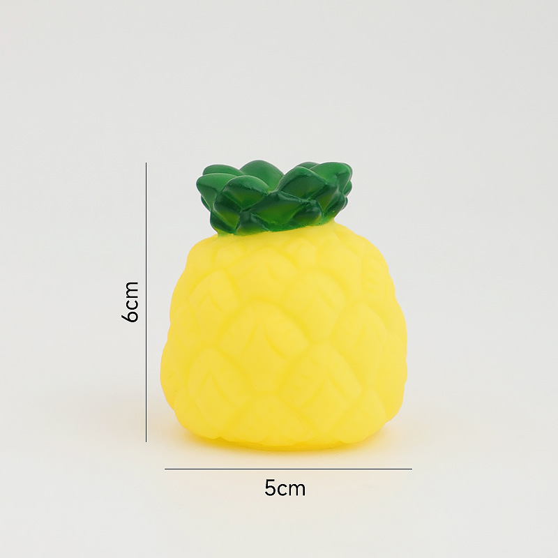 Simulación creativa para comer juguetes de frutas para niños en casa baño descompresión pellizco pellizco burbuja broma