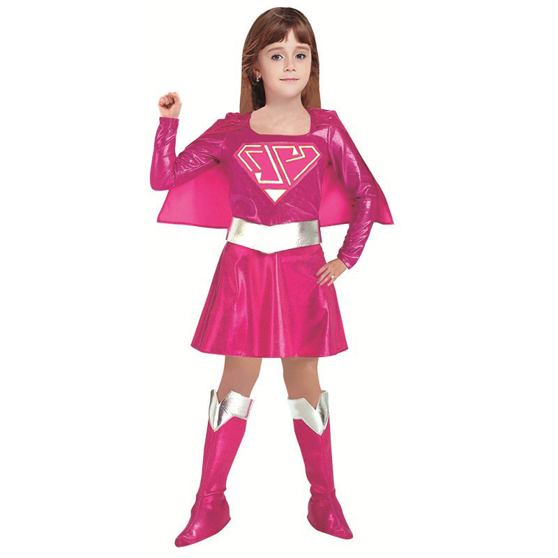 Halloween cosplay costume children's clothing superhero cape for girls superhero dress-up cosplay superhero girl dress