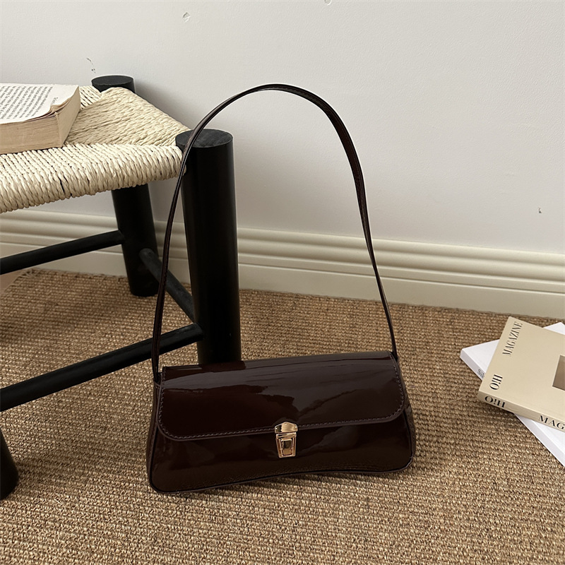 Borsa a spalla donna stile francese testurizzata retrò_voghion.com