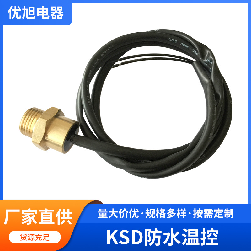 防水温度传感器 水箱高温温度传感器 汽车发动机不锈钢感温探头