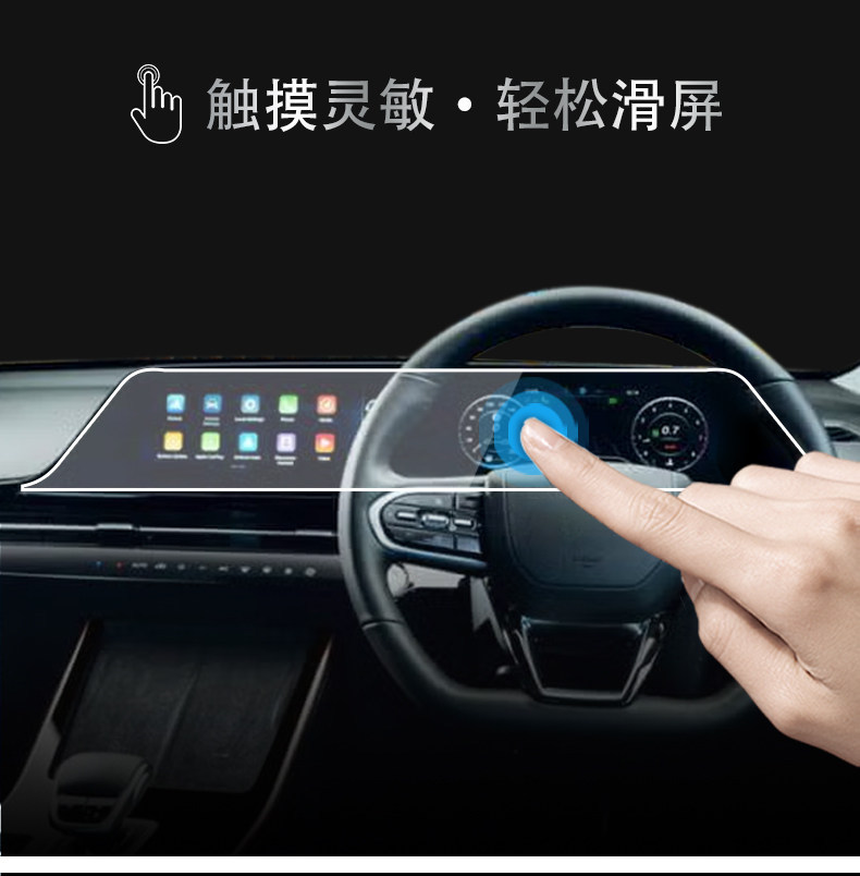 Suitable for Chery C5/Omoda 5 right-hand drive integrated central control navigation display screen tempered film protective cover