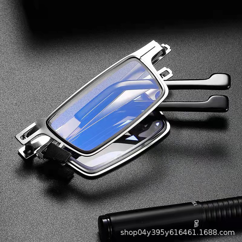 Alta tecnología conveniente y compacta plegable tendencia de moda nueva personalidad de alta calidad gafas anti-UV gafas