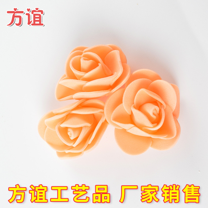 Día de San Valentín ramo de embalaje material DIY PE simulación rosa al por mayor 3,5 CMPE espuma flor rosa