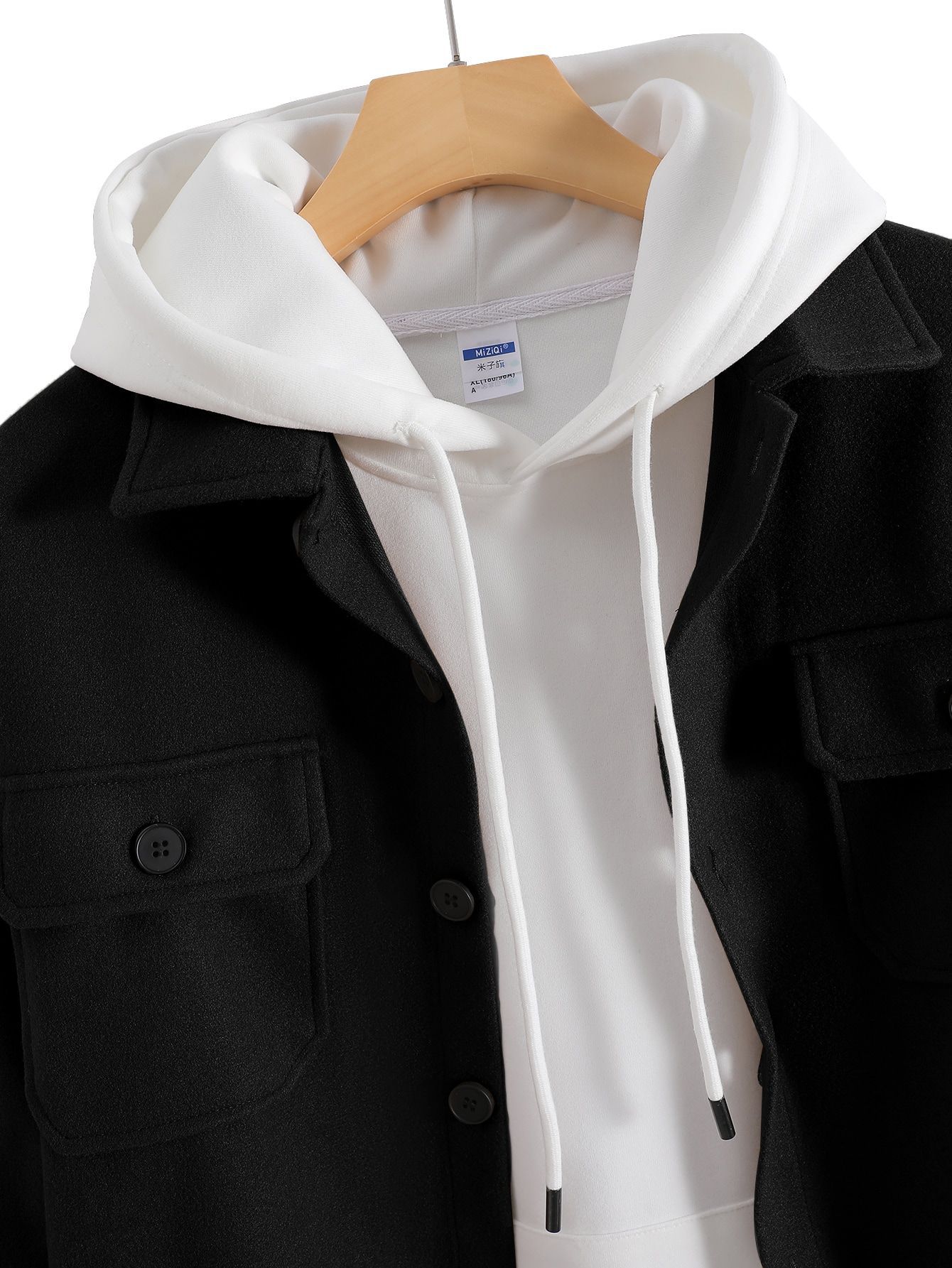 Men's Casual Woolen Jacket Classic Winter Coat For Autumn_voghion.com
